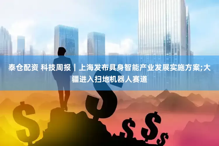 泰仓配资 科技周报｜上海发布具身智能产业发展实施方案;大疆进入扫地机器人赛道